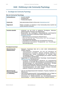 3440 - Einführung in die Community Psychology