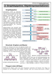 2. Graphikpipeline, Objektrepräsentationen