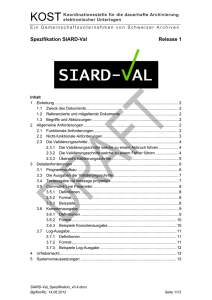 SIARD-Val Spezifikation - kost-ceco