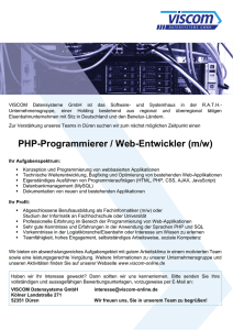 PHP-Programmierer / Web-Entwickler (m/w) - RATH