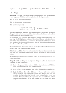 Kapitel 1.5 - Mathematik, TU Dortmund