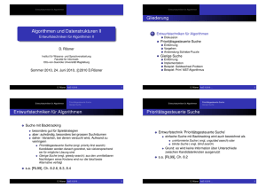 Entwurfstechniken für Algorithmen II - Otto-von-Guericke