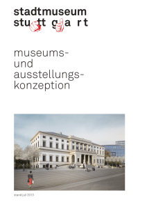 Museumskonzept - Stadtmuseum Stuttgart