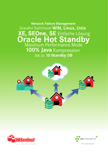 DBSentinel - Oracle Hot Standby Datenbank Lösung