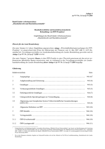 Anlage 4 zu VV Nr. 1.4 zu § 17 LHO Bund/Länder