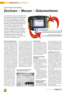 Zeichnen – Messen – Dokumentieren