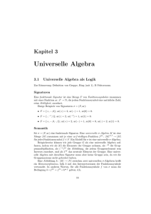 Universelle Algebra