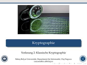 Kryptographie