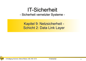 9. Netzsicherheit - Schicht 2: Data Link Layer