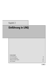 Einführung in LINQ - EDV