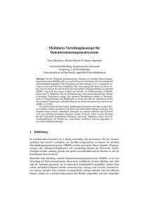 Modulares Verteilungskonzept für