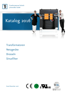 Katalog als PDF - Transformatoren Technik Jahnsmüller GmbH