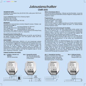 Schalter CMR-500/innen (Page 1)