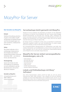 MozyPro® für Server