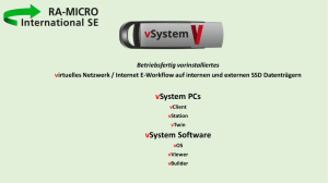 vSystem PCs vSystem Software - RA
