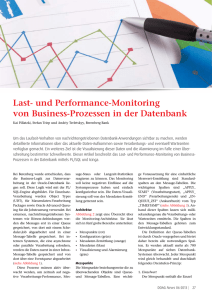 Last- und Performance-Monitoring von Business