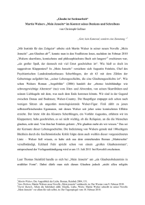 Mein Jenseits - Theologie und Literatur