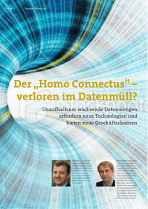 Der „Homo Connectus” – verloren im Datenmüll?