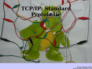 TCP/IP: Standard Protokolle