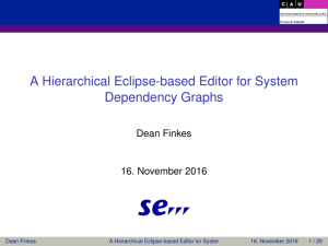 A Hierarchical Eclipse-based Editor for System