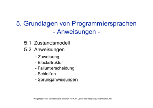 Grundlagen von Programmiersprachen II - auf Matthias