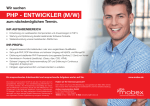 php - entwickler (m/w) - mobex communication GmbH
