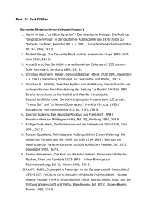 Prof. Dr. Jost Dülffer Betreute Dissertationen (abgeschlossen) 1