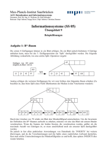 Informationssysteme (SS 05) - Max-Planck