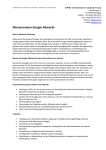 Google Adwords - IPS Internetmarketing