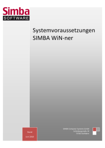 Systemvoraussetzungen SIMBA WiN-ner