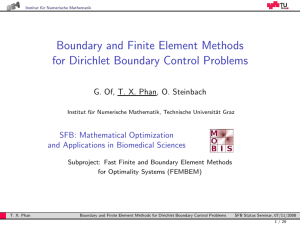 Boundary and Finite Element Methods for Dirichlet Boundary