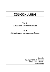 CSS-Schulung als PDF-Download - Rhoen