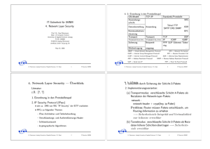 Network Layer Security