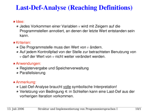 Datenflussanalyse