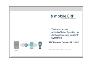 mobile ERP - Center for Enterprise Research