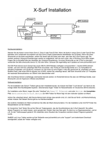 X-Surf Installation