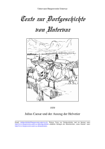 Texte zur Dorfgeschichte von Untervaz