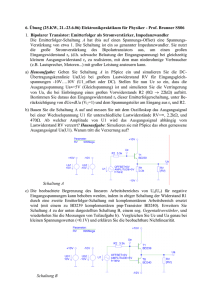 6. Übung (25.KW, 21.-23.6.06) Elektronikpraktikum für Physiker