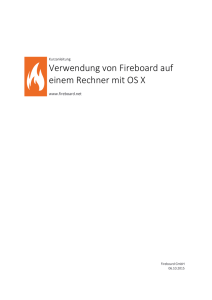 Fireboard auf einem Rechner mit OS X (als PDF)