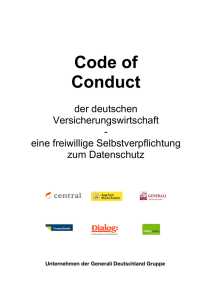 Code of Conduct - Dialog Lebensversicherungs-AG