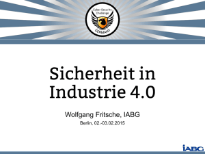Wolfgang Fritsche, IABG - Cyber Security Challenge Germany