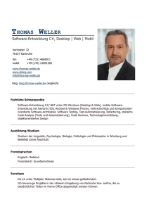 CV-Profil im pdf