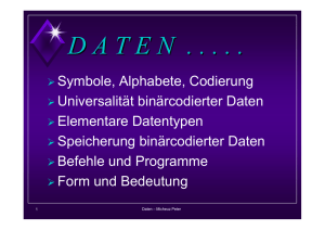 Daten und Programme und Daten