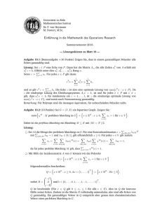 Einführung in die Mathematik des Operations Research