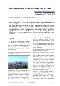 Bericht über die Entwicklerkonferenz 2004 - dFPUG
