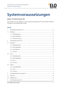 Systemvoraussetzungen