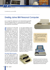 Dreißig Jahre IBM Personal Computer