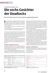 die sechs Gesichter der deadlocks