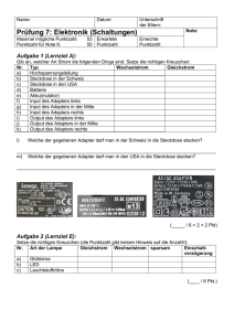 Prüfung 7: Elektronik (Schaltungen)