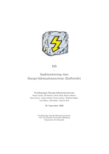 EIS - Implementierung eines Energie